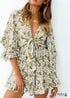 Boho Romper Mini Summer Dress Teagan